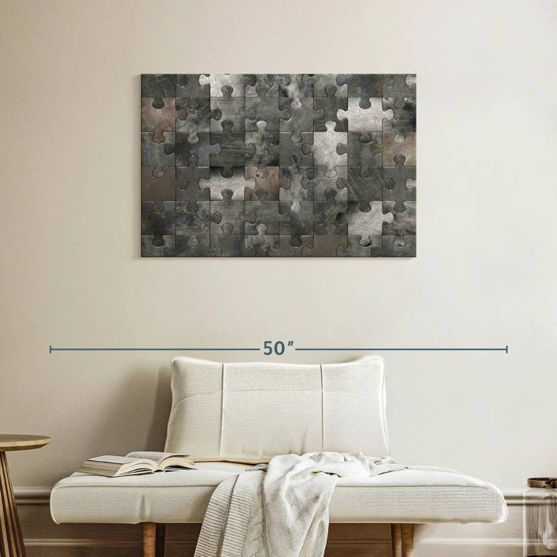 Kerner Metal Puzzle, 24" H x 36" W