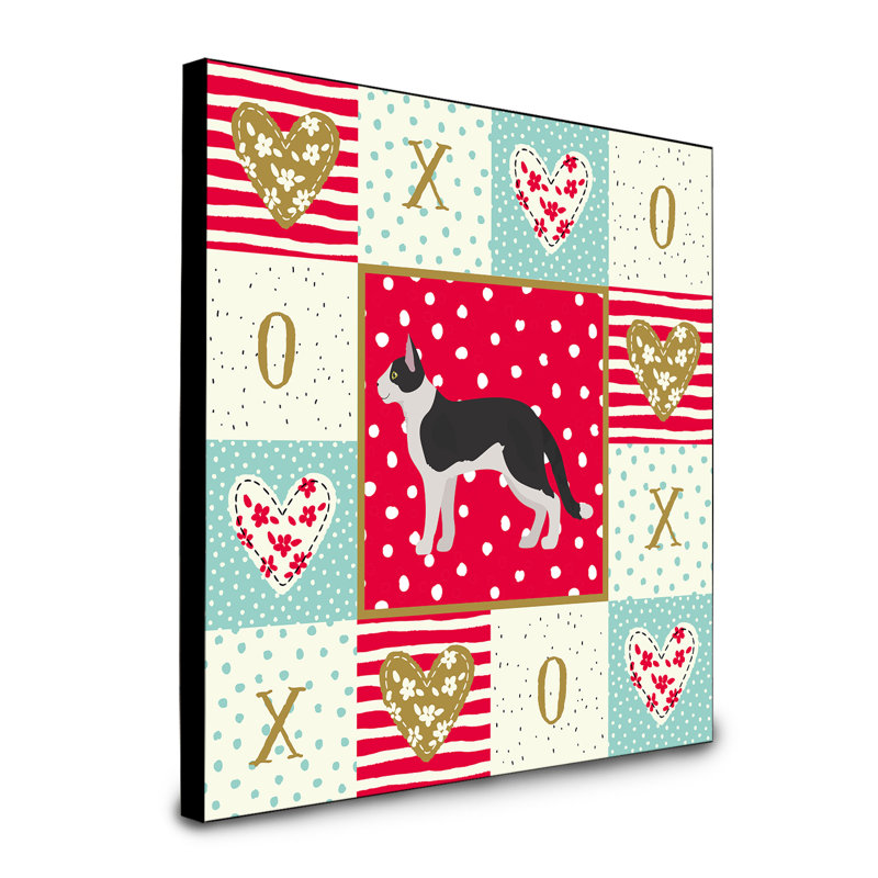 Panneau mural d’art chat Reginia, Reginia Dark Gray Nebelung 1