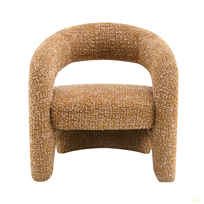 Chaise d'appoint en tweed