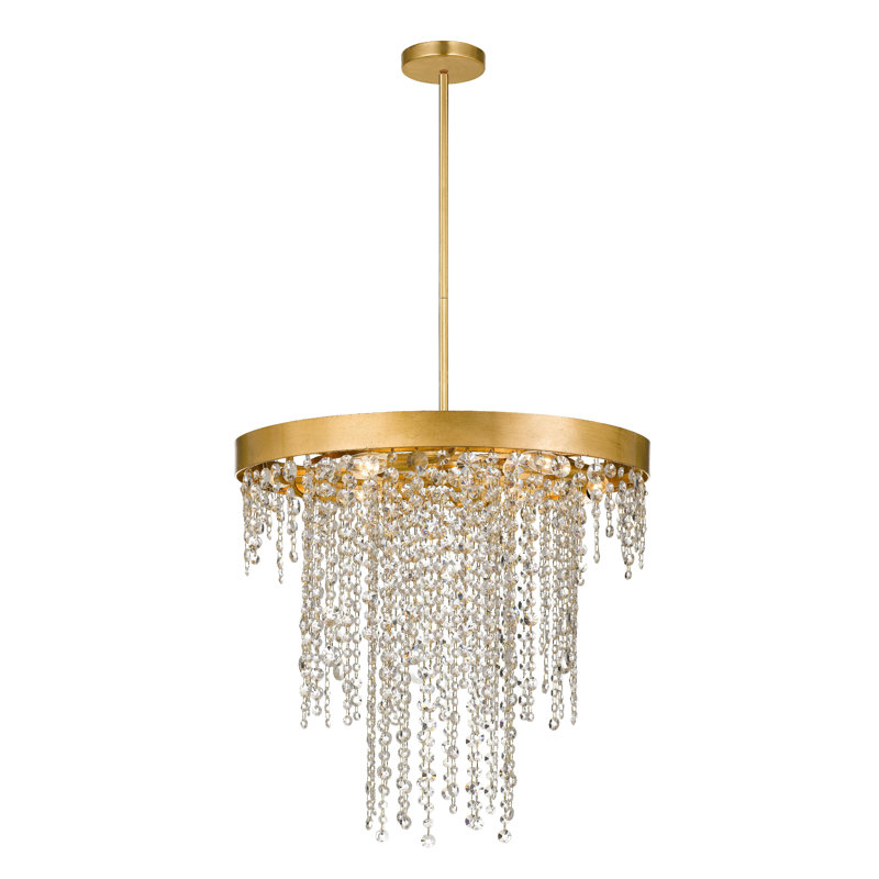 Bathilda 5 - Light Unique Tiered Chandelier with Crystal Accents, 6