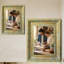 Cadre photo orné antique 3 pièces 8 "x 10" avec tablettes