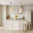 7.5"W Beachy White Dome Shade Rattan Pendant - Bay Isle Home™