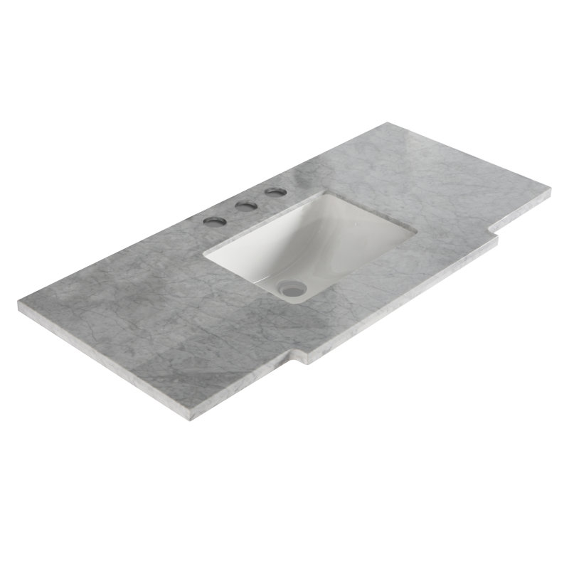 Dessus de salle de bain simple 49 po meuble-lavabo