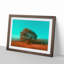 Gazing at the Tree in Abstract - Framed Print-55726921-55726922