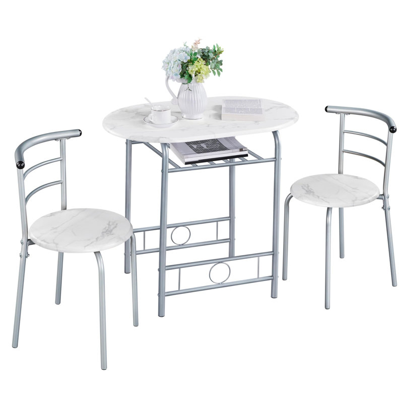 Adhithya 2 - Person Dining Set, White