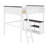 Queen Size Loft Bed With Desk,Shelf And USB