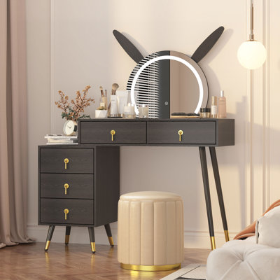 Tamme Dressing Table with Mirror