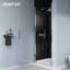 Porte de douche en verre pivotante sans cadre 30-31,25 "x H 72"-101275336-101275337
