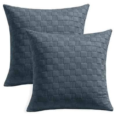 Aspire Homeware Embossed Square Velvet Cushion Covers
