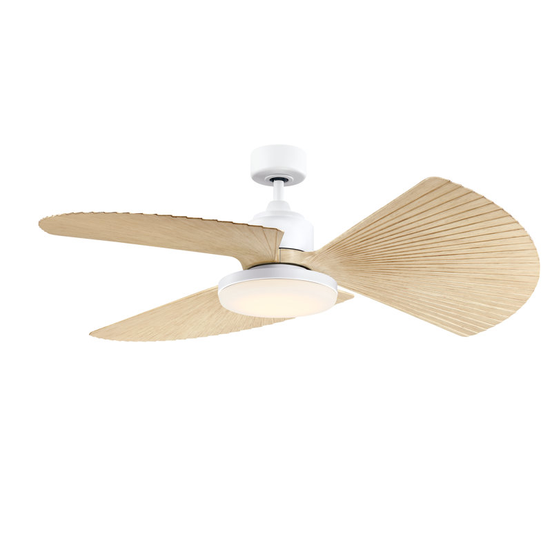TriAire Ceiling Fan 12 inch Correlated Color Temperature (CCT) Select LED Light Kit - Matte White, Natural