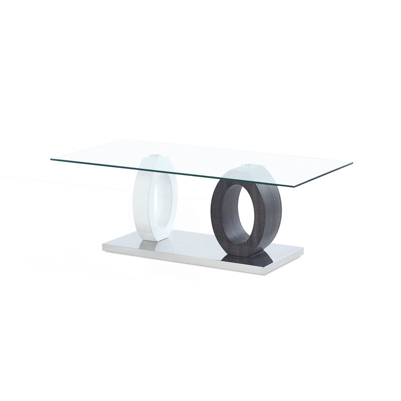Table basse en verre, table basse