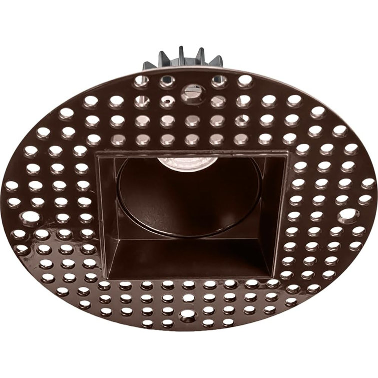 Perlglow 2" Trimless Square 8W 600 Lumens 5CCT Recessed Light