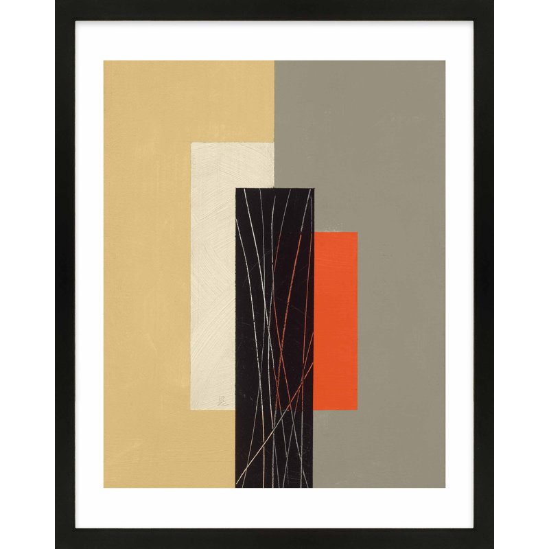 Rhythm 2 Print by Robert Kamnatnik, Black, 20" H x 16" W x 1.25" D