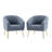 Audwin 27.5" W Polyester Barrel Chair-1011232353