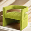 Chaise d'appoint moderne en velours, dossier et style, sans assemblage requis-1000501721