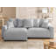 Calma 4 Seater Chenille Corner Sofa with Storage-135847526-135847527