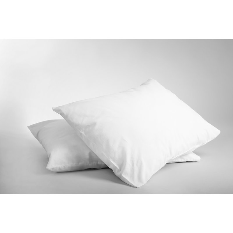  Coussin en duvet de coton biologique 20 po, 26 po x 26 po
