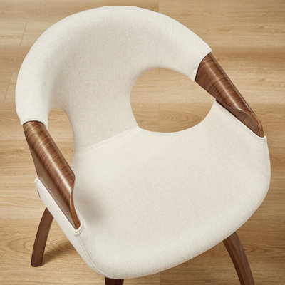 Afra 21.26'' W Swivel Polyester Upholstered Home Office Task Desk Chair