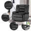 Fauteuil inclinable surdimensionné avec massage et chauffage