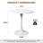 31.5 inch Round Pedestal Dining Table,White-540107818-536904516
