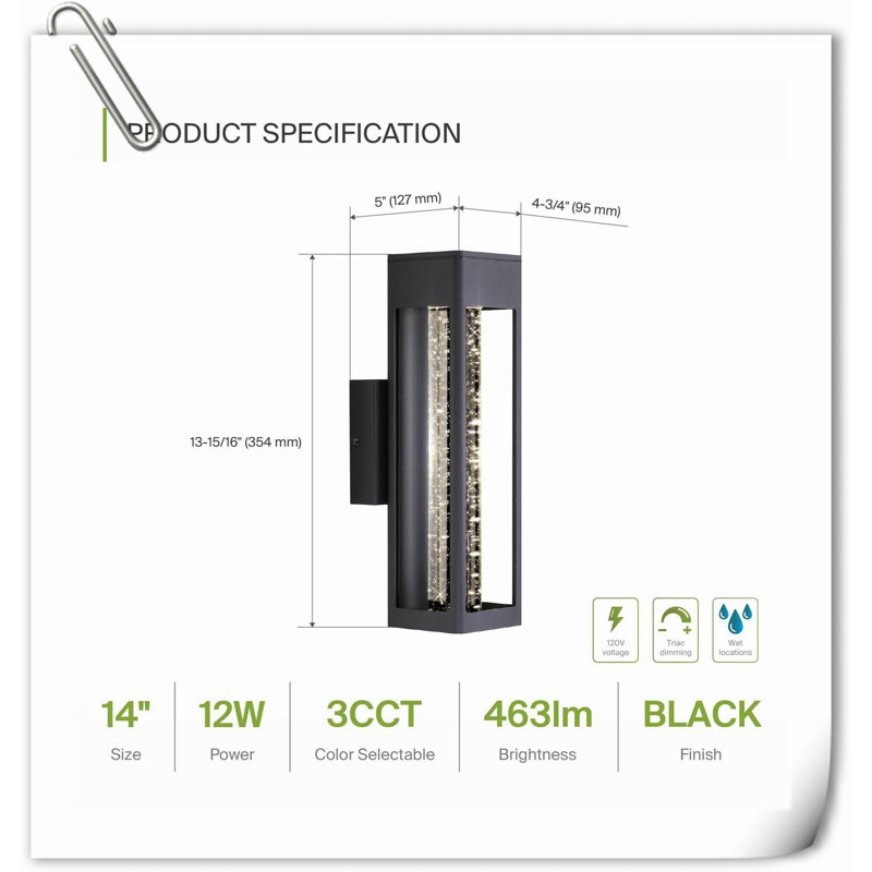 Dalmas LED Wall Light