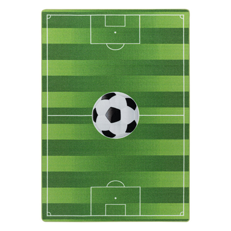 Gillies Flatweave Green Rug, Rectangle 140 x 200cm