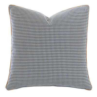 Ladue Fringed Cotton Reversible Throw Pillow