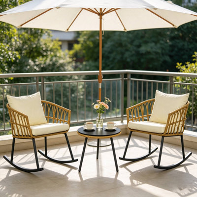 Ensemble bistro 3 pièces Outsunny pour l'extérieur