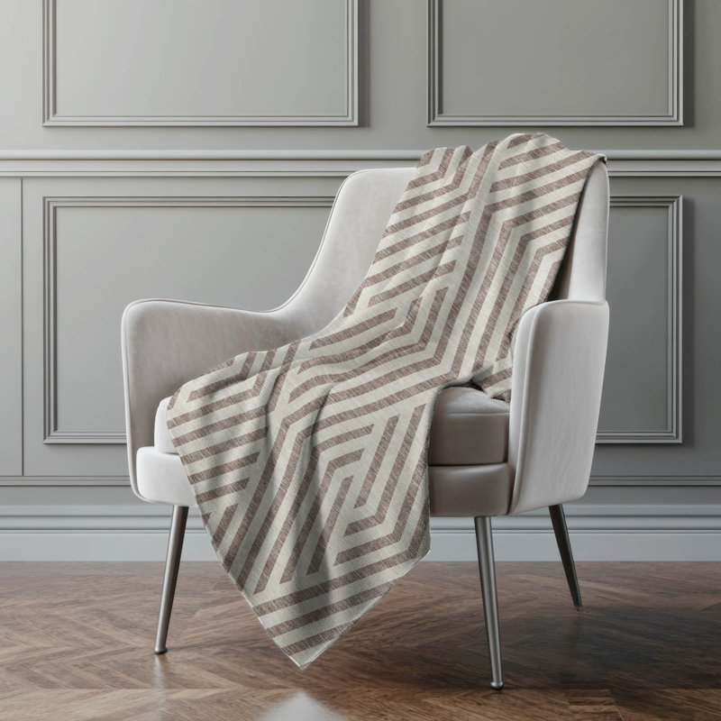 Jeté en sherpa Addison, Taupe