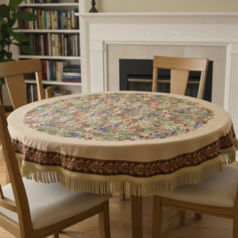 Nappes de yuletide rouge nappe tache, L 35 po x l 35 po
