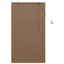 Vidaxl Window Blind With Curtains Manual Brown Bamboo-117470823