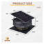 Ventilateur de toit solaire réglable de 12 pouces, écoulement de grenier double puissance 42W avec boîtier en alliage d'aluminium