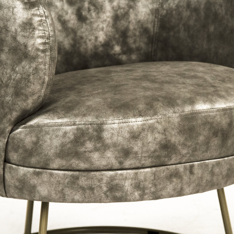Fauteuil demi-tonneau 30 po, Gris