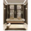 Ensemble de meuble-lavabo en marbre Hermes