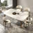 Luxury Marble Ash Wood Rectangular Dining Tables-102782923-102782925