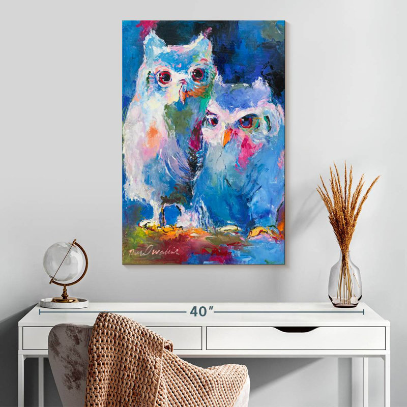 Brampt Two Owls, 30" H x 20" W