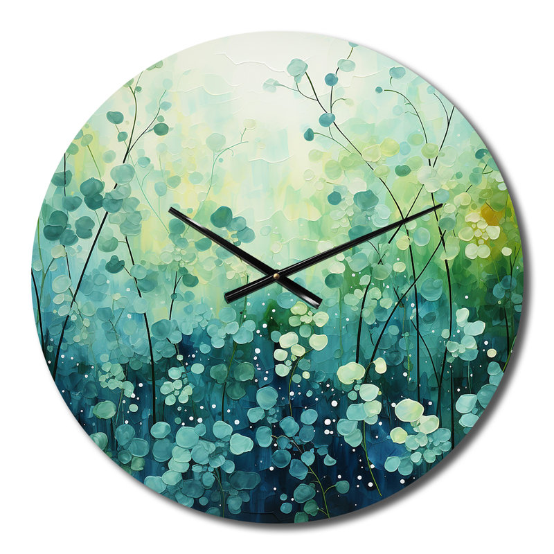 Horloge murale paysage abstrait Chantill, Moyenne