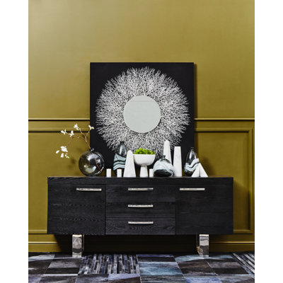 Sawicki 200cm Solid Wood Sideboard