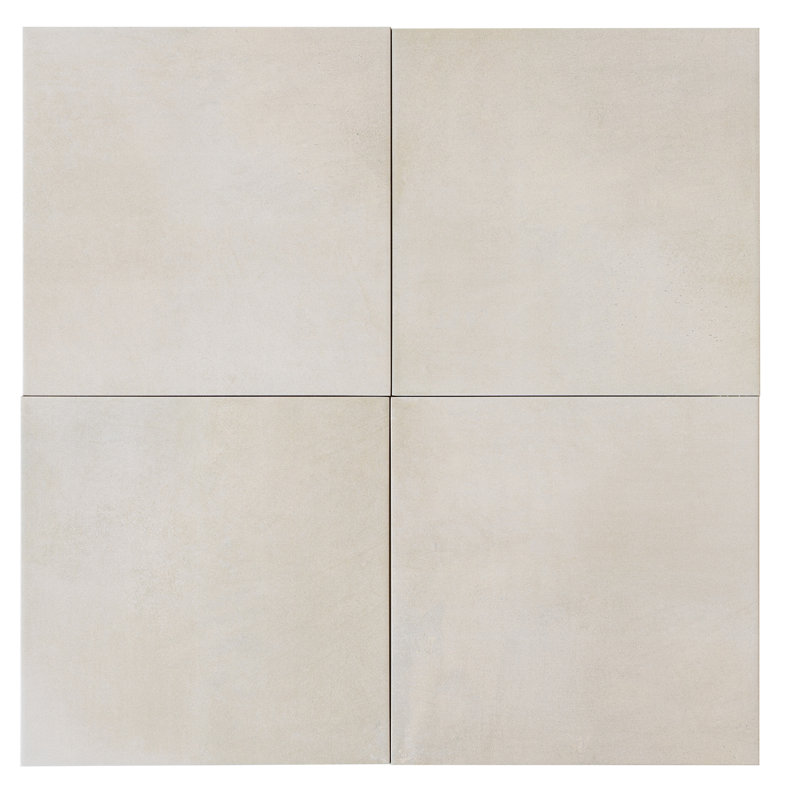Citadel 13x13 Soft Beige Terracotta Porcelain Plain Wall and Floor Tile (10.76 sq ft/case) - 8 Pack, Beige