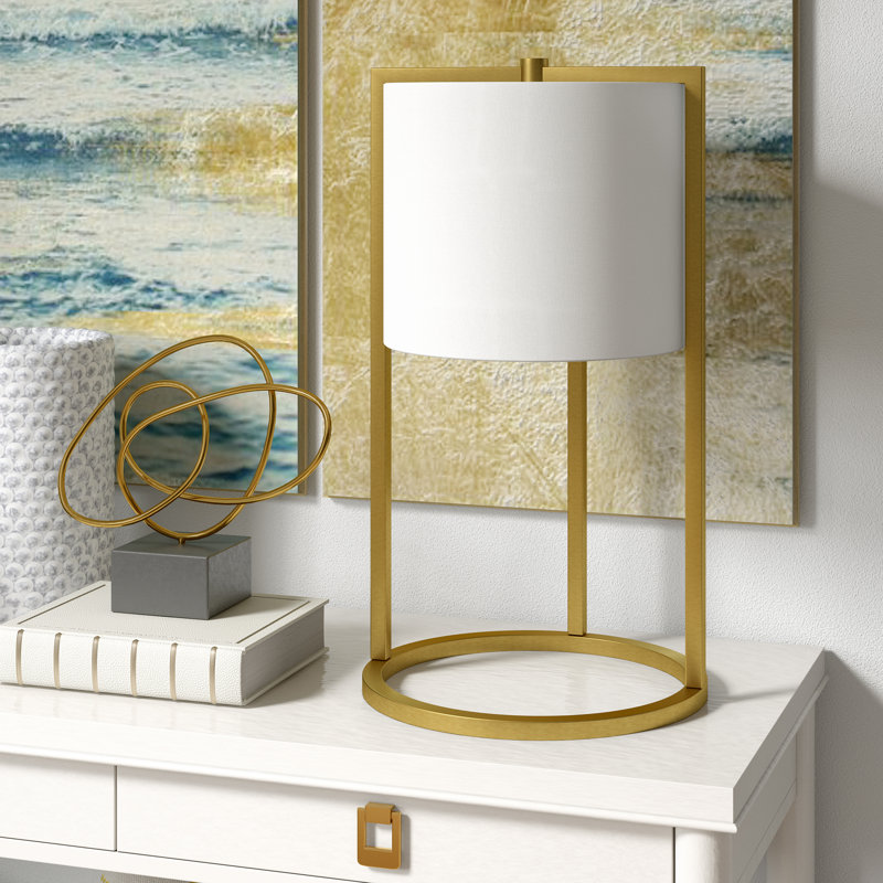 Yesly Metal Table Lamp, Brass