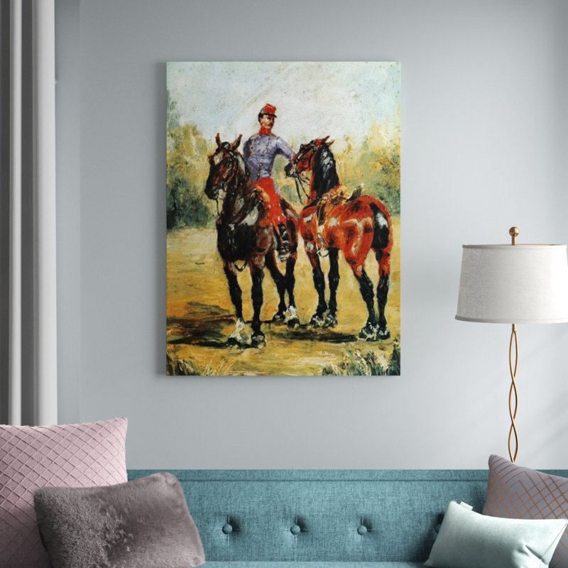 Henri De Toulouse-Lautrec - Wrapped Canvas Painting, 120cm H x 90cm W x 1.8cm D