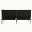 Structure en bois, pieds en acier inoxydable, futon, canapé gris