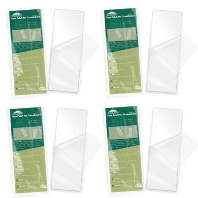 4”x 10”Clear Greenhouse Repair Tape -4 Pack
