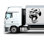 Gorille de camion en vinyle, enveloppe de camion, autocollant de voiture en fibre de carbone, autocollant de voiture monstre, décalque de camion, décalque de voiture 3D, décalque de voiture 060LU