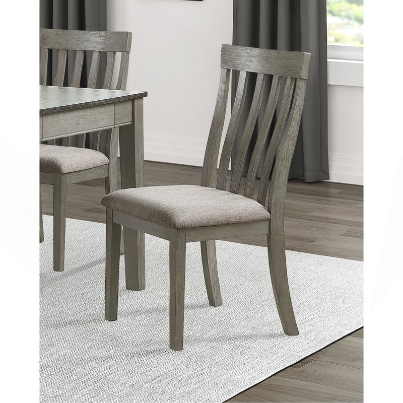 Ensemble de chaises de salle à manger 2 pièces, Gris