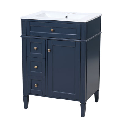 Meuble-lavabo 24 po avec lavabo supérieur