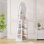 Armoire à bijoux autoportante de 22 po de large avec miroir, DEL-647666827