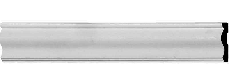Stockport White Polyurethane Decorative Chair Rail Moulding