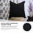 Fabdivine Premium Solid Cushion Cover – Elegant & Durable, Black-109666266