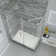 Bromley 74" W x 38" D x 72" H Semi-frameless Rectangle Hinged Shower Enclosure
